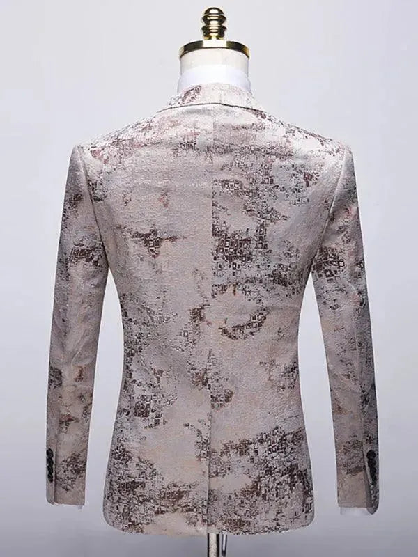 Mix and Match Printed Two Piece Suit - Two Piece Suit - LeStyleParfait