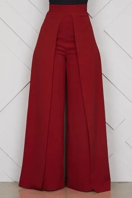 LeStyleParfait Women Pants Plain-Solid Women's Zipper Polyester-Women Pants