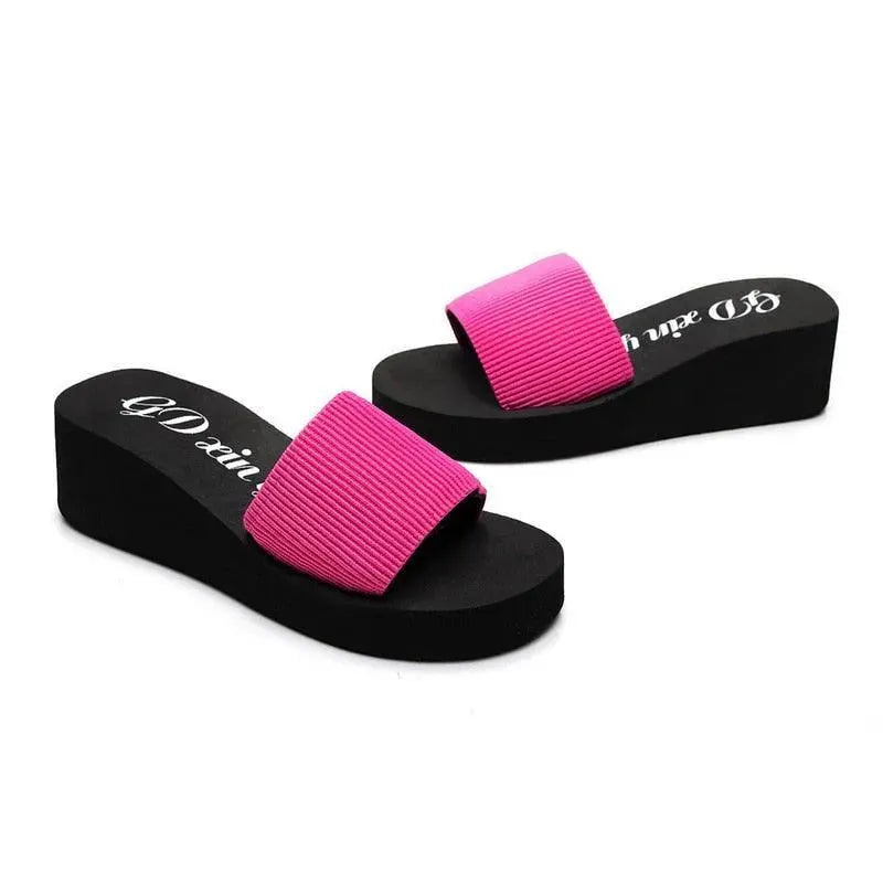 Muffins Slip-On Wedge Sandals - Wedge Shoes - LeStyleParfait