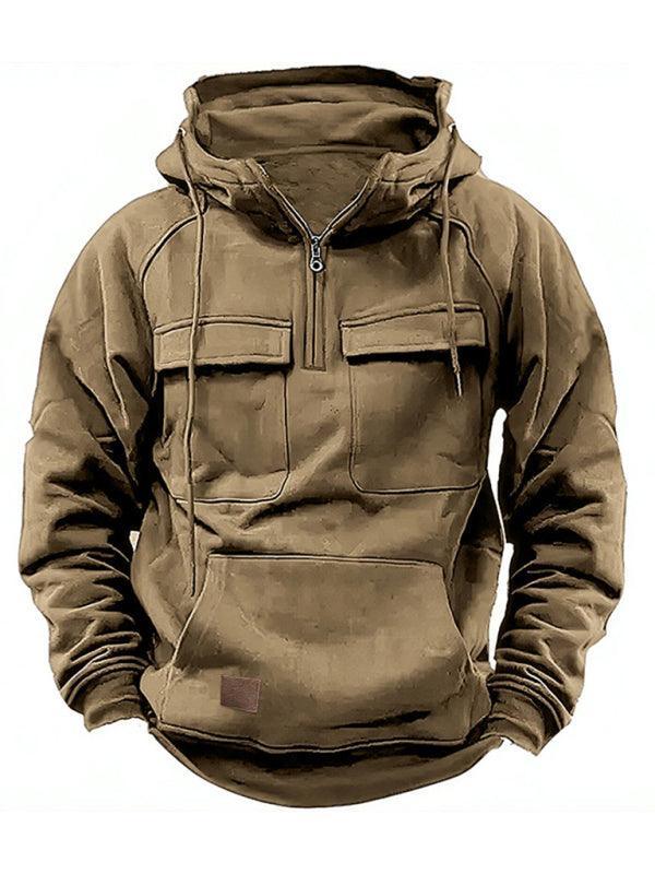 Multi-Pocket Hooded Men Winter Jacket - Winter Jacket - LeStyleParfait