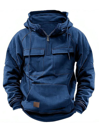 Multi-Pocket Hooded Men Winter Jacket - Winter Jacket - LeStyleParfait