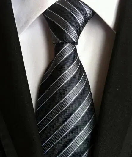 No Time Wasted Silk Necktie - Necktie | LeStyleParfait-Necktie