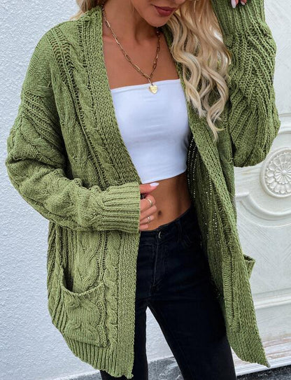 Open Twist Long Women Cardigan Sweater - Cardigan Sweater - LeStyleParfait