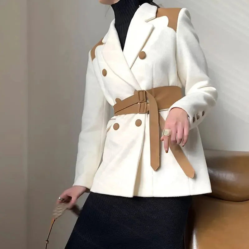 Oversized Luxury Blazer Women - Casual - Patchwork - Women's Blazer - LeStyleParfait