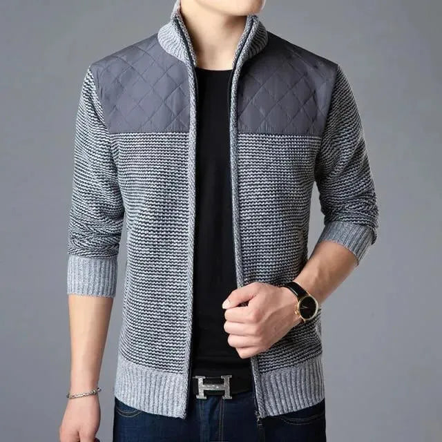Parka-Casual Cardigan Sweaters For Men - Cardigan Sweater - LeStyleParfait