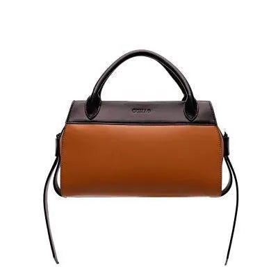 Patchwork Leather Handbag - Handbag - LeStyleParfait