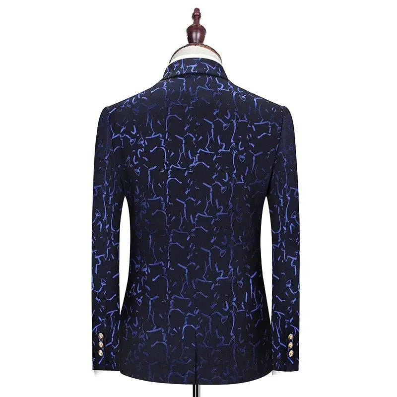 Pietro Galaxy Three Piece Suit - Three Piece Suit - LeStyleParfait