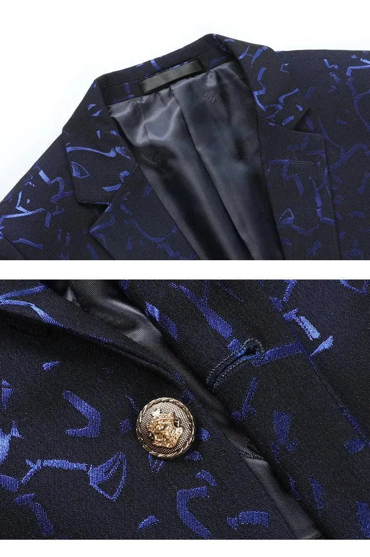 Pietro Galaxy Three Piece Suit - Three Piece Suit - LeStyleParfait