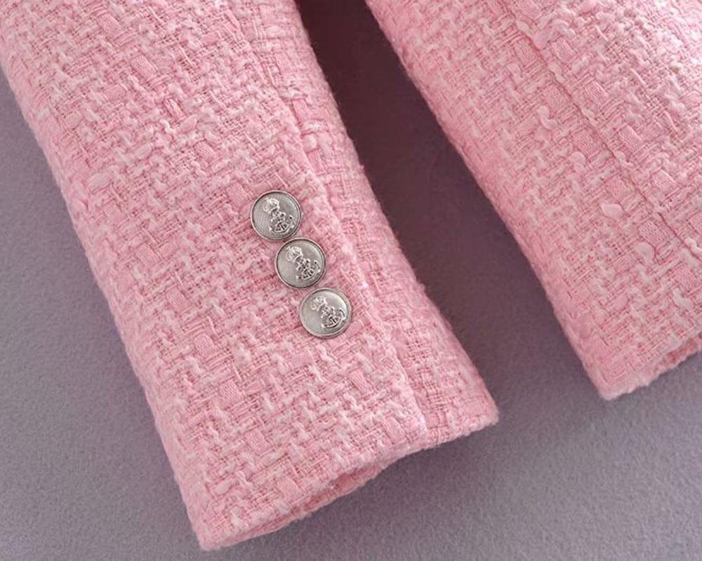 Pink Tweed Shorts Suit - Women Suit - Shorts Suit - LeStyleParfait