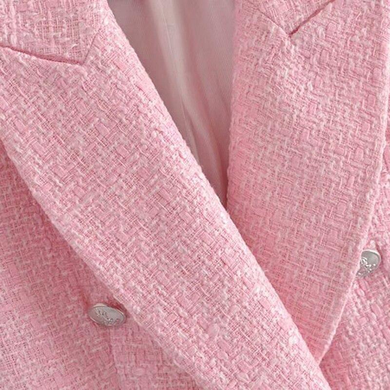 Pink Tweed Shorts Suit - Women Suit - Shorts Suit - LeStyleParfait