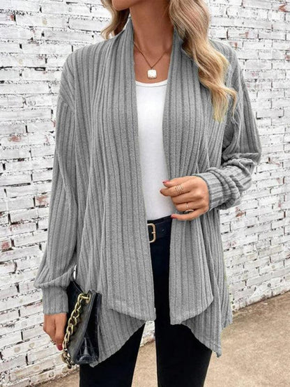 Pit lapel Loose Women Cardigan Sweater - Cardigan Sweater - LeStyleParfait