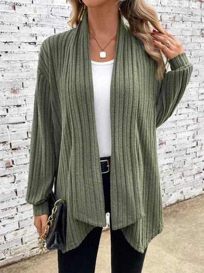 Pit lapel Loose Women Cardigan Sweater - Cardigan Sweater - LeStyleParfait