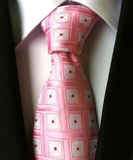 Plaid Striped Silk Men Neckties - Necktie | LeStyleParfait-Necktie