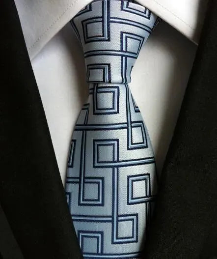 Plaid Striped Silk Men Neckties - Necktie | LeStyleParfait-Necktie