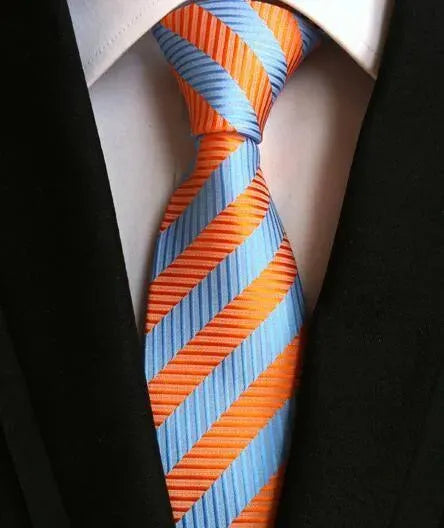 Plaid Striped Silk Men Neckties - Necktie | LeStyleParfait-Necktie