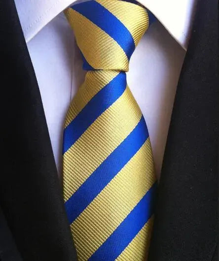 Plaid Striped Silk Men Neckties - Necktie | LeStyleParfait-Necktie