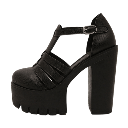 Platform Roman Ankle Sandals - Sandals - LeStyleParfait