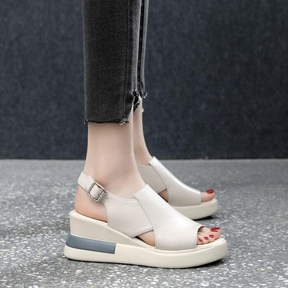 Platform Wedge Sandals Shoes - Wedge Shoes - LeStyleParfait