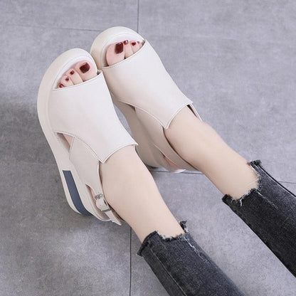 Platform Wedge Sandals Shoes - Wedge Shoes - LeStyleParfait