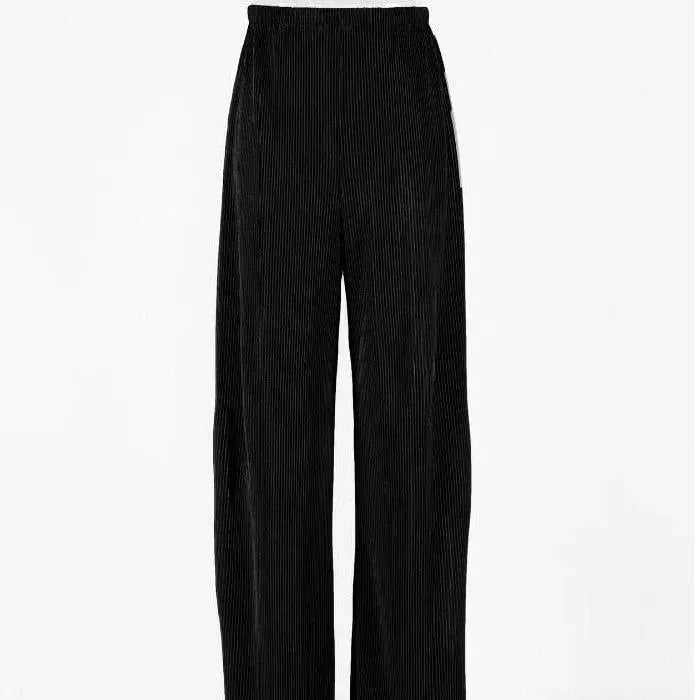Pleated Oversized Pants - Women Pants - LeStyleParfait