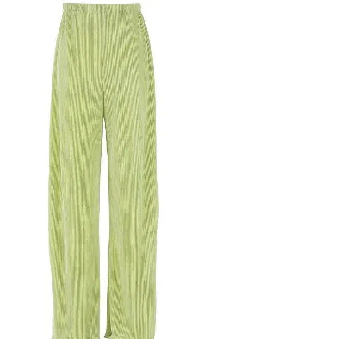 Pleated Oversized Pants - Women Pants - LeStyleParfait