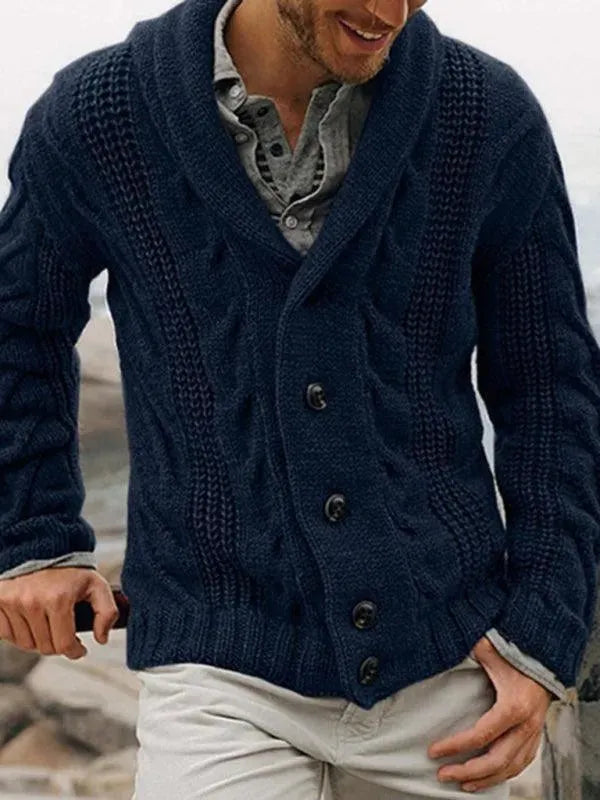 Plus Size Men Cardigan Sweater - Cardigan Sweater - LeStyleParfait