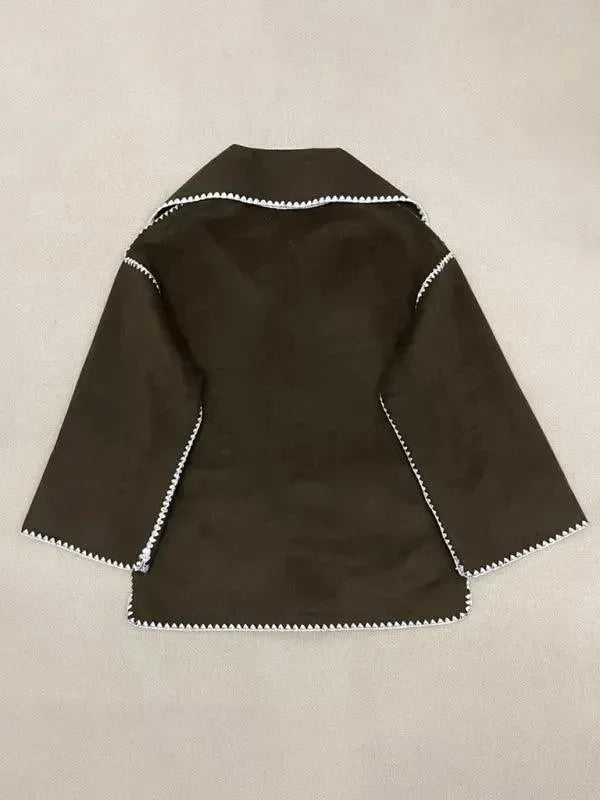 Plus Size Shawl Winter Coat Women - Coat - LeStyleParfait