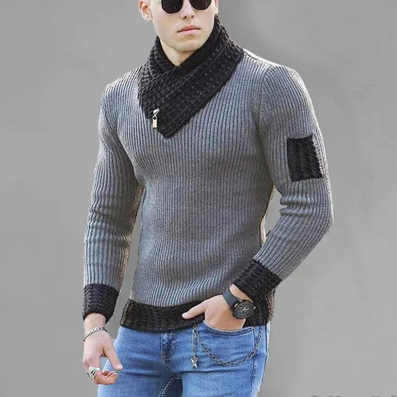 Plus Size Turtleneck Sweater Pullover Men - Pullover Sweater - LeStyleParfait