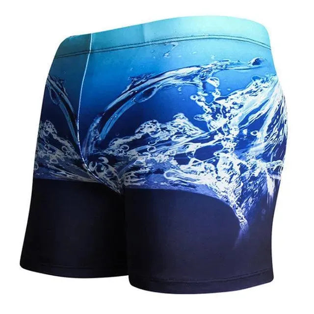 Printed Beach Shorts Trunk - Swim Trunk - LeStyleParfait