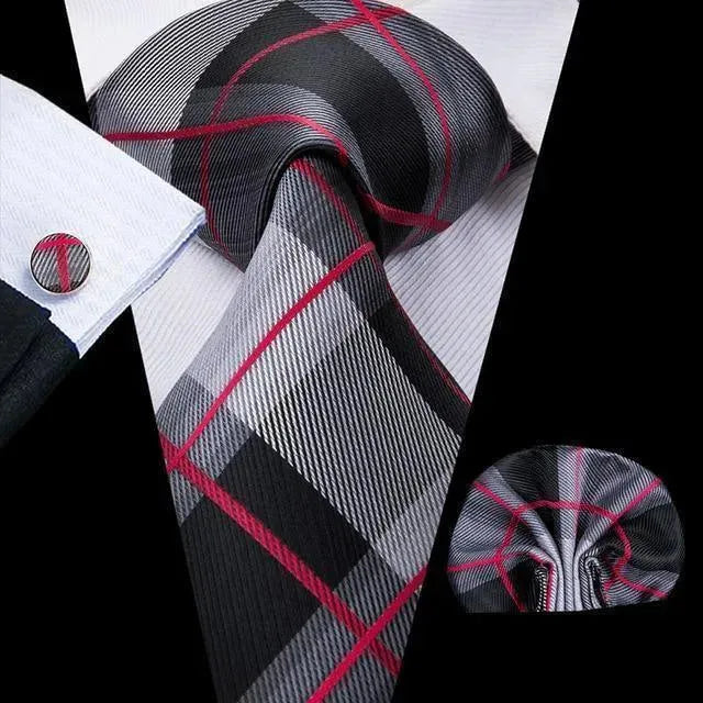 Pure Dedication Cufflink Necktie Set - Necktie | LeStyleParfait-Necktie