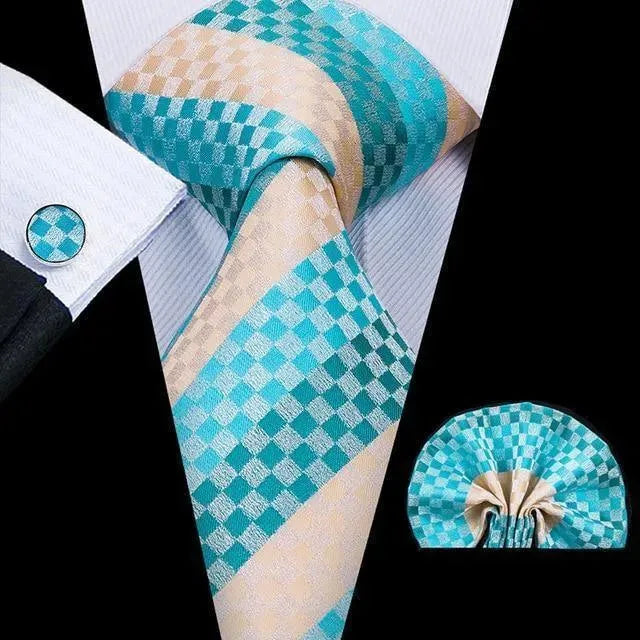 Pure Dedication Cufflink Necktie Set - Necktie | LeStyleParfait-Necktie