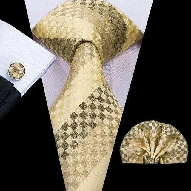 Pure Dedication Cufflink Necktie Set - Necktie | LeStyleParfait-Necktie