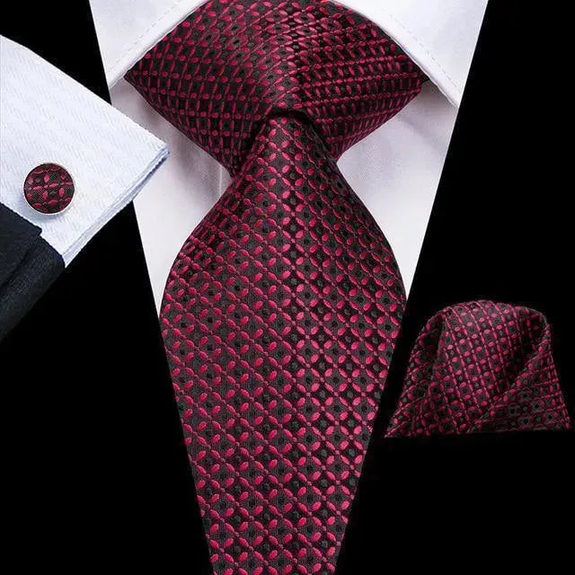 Pure Dedication Cufflink Necktie Set - Necktie | LeStyleParfait-Necktie