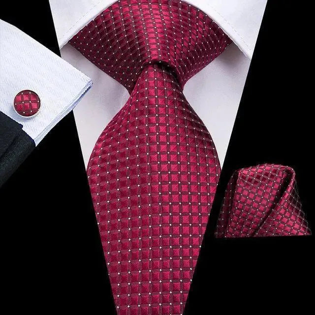 Pure Dedication Cufflink Necktie Set - Necktie | LeStyleParfait-Necktie