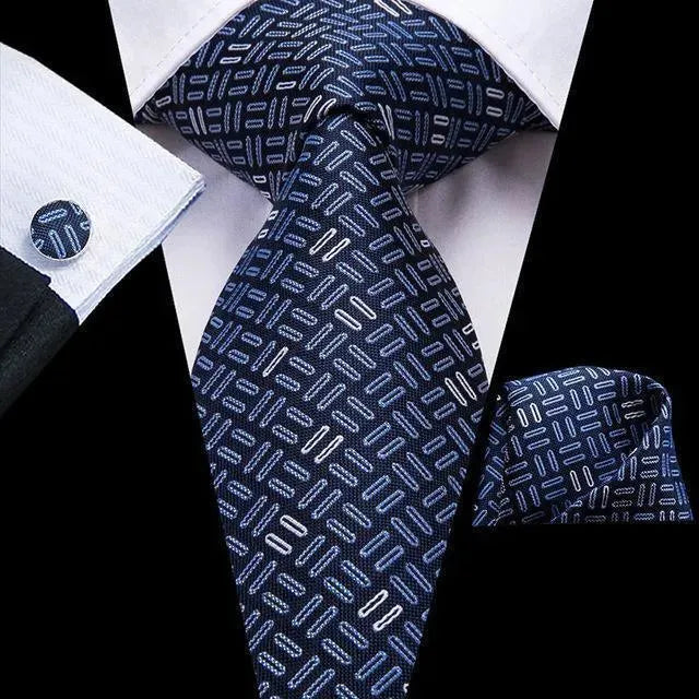 Pure Dedication Cufflink Necktie Set - Necktie | LeStyleParfait-Necktie