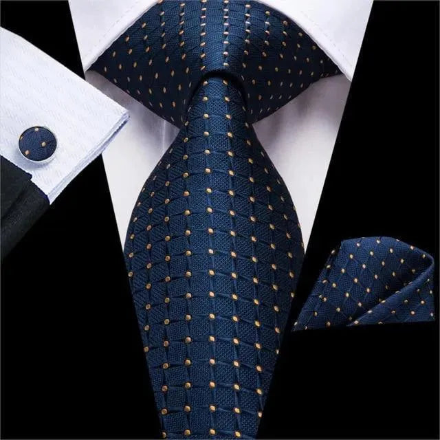 Pure Dedication Cufflink Necktie Set - Necktie | LeStyleParfait-Necktie