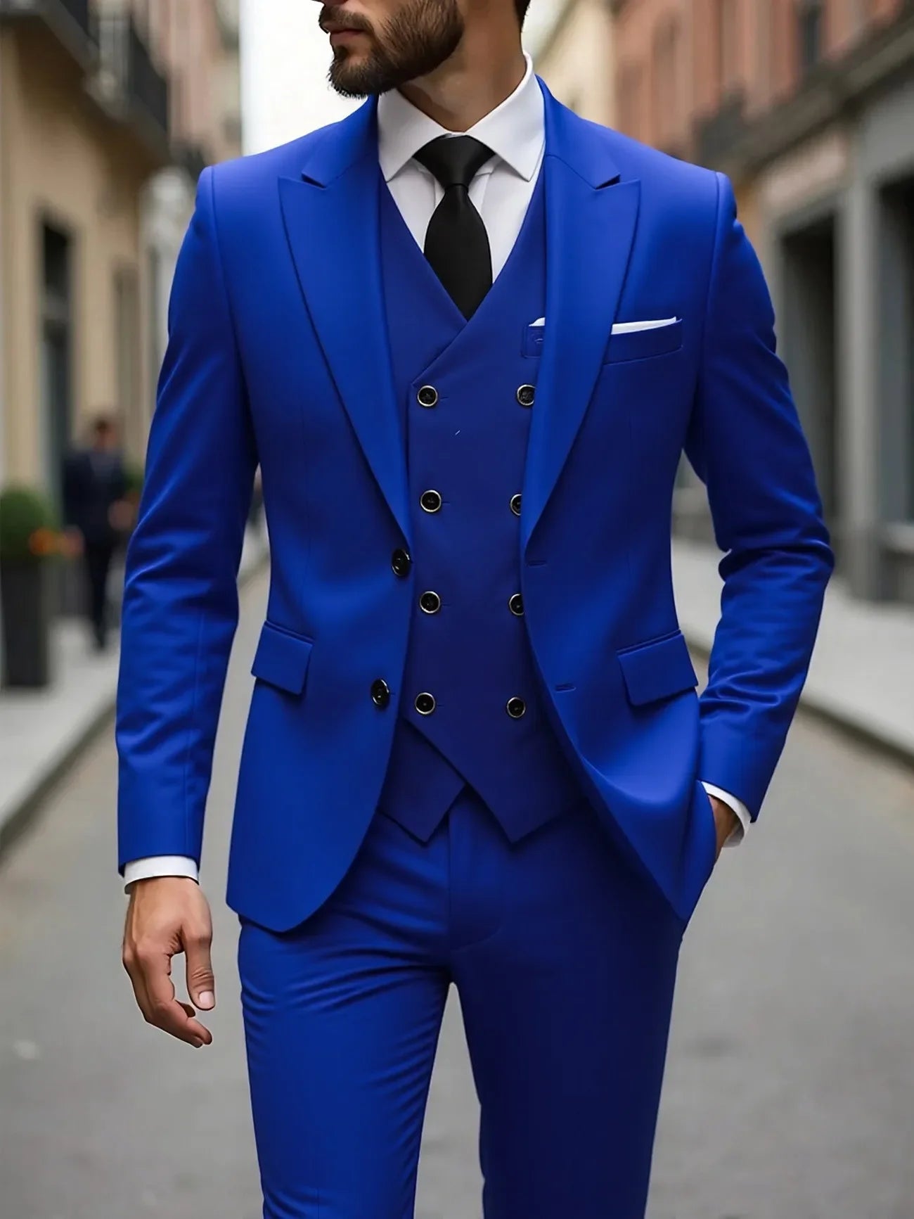 Men's Wedding Tuxedo 3 Piece – Groom Formal Suit
