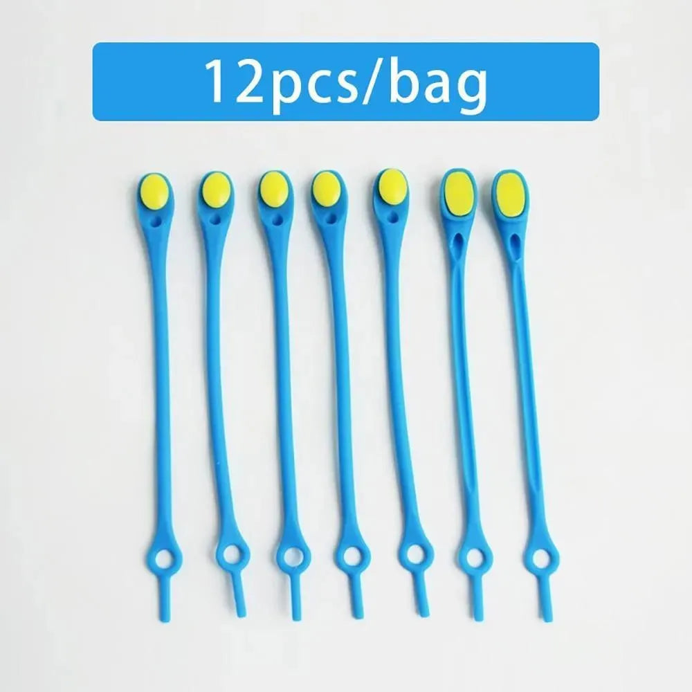Rainbow No Tie Shoelaces 12pcs/ Lot - Shoelaces - LeStyleParfait