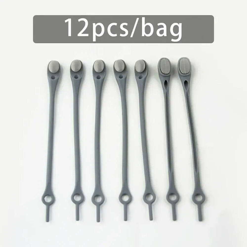 Rainbow No Tie Shoelaces 12pcs/ Lot - Shoelaces - LeStyleParfait