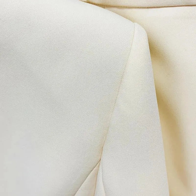 Red Buttons Formal Business Pantsuit - Pantsuit - LeStyleParfait