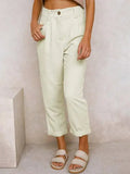 Corduroy Loose Straight Women Pants - Women Pants - LeStyleParfait