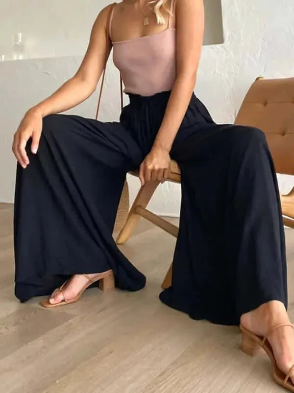 Casual Loose Wide Leg Women Pants - Women Pants - LeStyleParfait