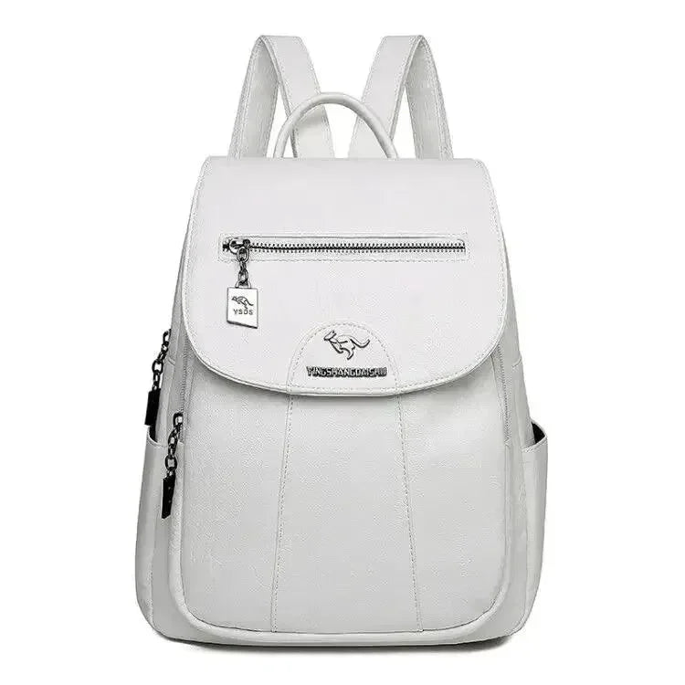 Retro Soft Leather Women's Backpack - Backpack - LeStyleParfait
