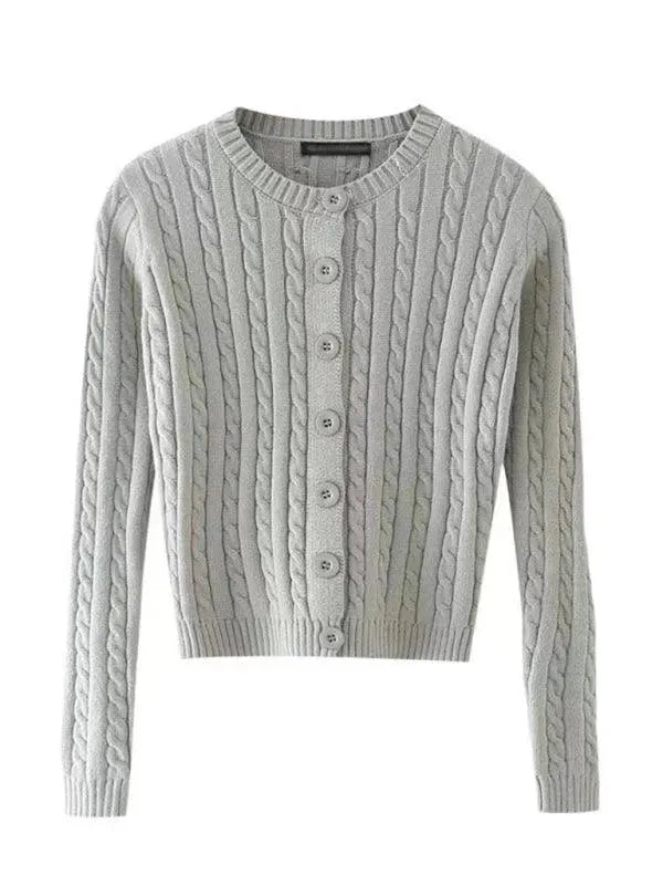 Retro Twist Women Cardigan Sweater - Cardigan Sweater - LeStyleParfait