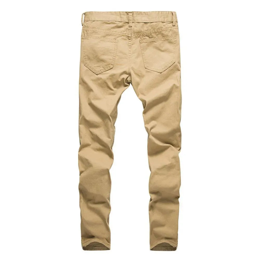 Ripped Jeans Pants With Holes For Men - Men's Jeans - LeStyleParfait