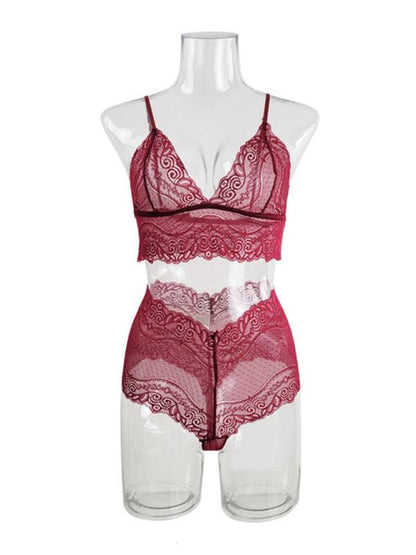 Sexy Mesh Pajamas Lingerie Set - Lingerie Set - LeStyleParfait