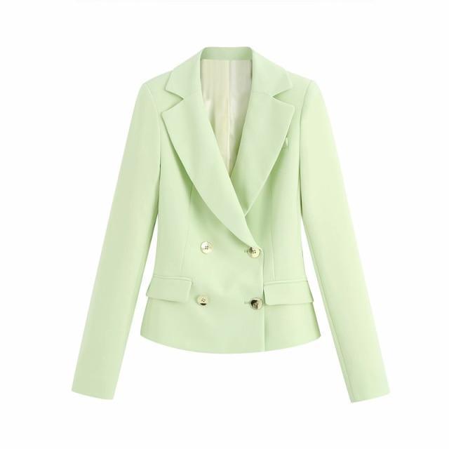 Shades of Green Pantsuit - Women Pant Suit - LeStyleParfait