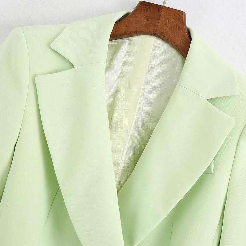 Shades of Green Pantsuit - Women Pant Suit - LeStyleParfait