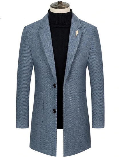 Single-breasted Men's Coat - Men's Coat - LeStyleParfait