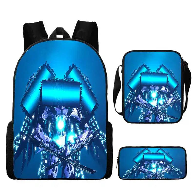 Skibidi Custom Backpack Set - Backpack - LeStyleParfait